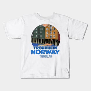 Trondheim Trøndelag Norway Kids T-Shirt